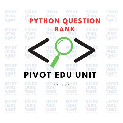 Python Question Bank