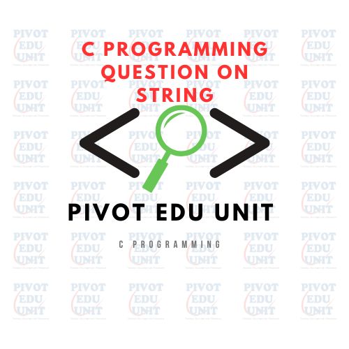 C Programing-Questions On Strings : Exercises, Practice, Solution